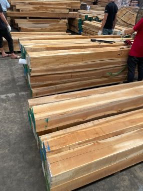 Gỗ Teak hay gỗ giá tỵ xẻ sấy giá tại xưởng TPHCM
